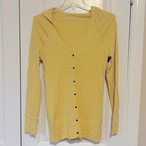 Victoria’s Secret tee shop yellow hoodie shirt too Small